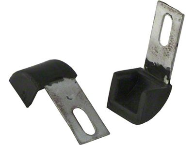 1956-1958 Corvette Door Window Post Upper Stops (Convertible)