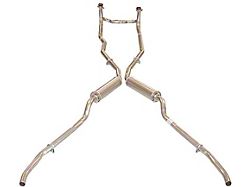 1956-1958 Corvette Exhaust System Aluminized With 2 x 4-Barrel Carburetors Or Fuel Injection (Convertible)