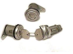 1956-1958 Corvette Ignition And Door Lock Set With Key And Pawls (Convertible)