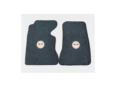 1956-1959 Corvette Daytona Floor Mats With Logos (Convertible)