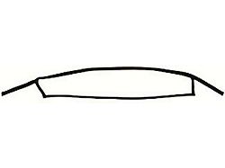 1956-1960 Corvette Hardtop Rear And Lower Rear Bow And Sides Weatherstrip (Convertible)