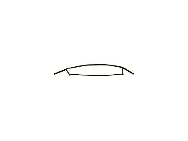 1956-1960 Corvette Hardtop Rear And Lower Rear Bow And Sides Weatherstrip (Convertible)