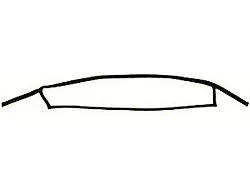 1956-1960 Corvette Hardtop Rear And Lower Rear Bow And Sides Weatherstrip (Convertible)