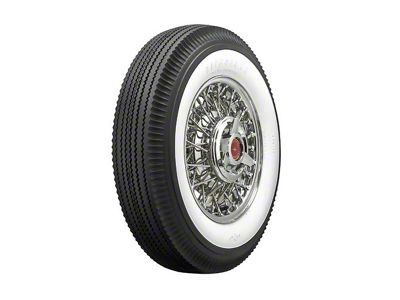 1956-1960 Corvette Tire 6.70 x 15 2-11/16 Whitewall Firestone (Convertible)