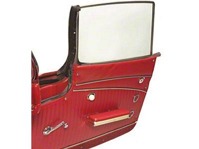 Door Glass, Non Date-Coded, 1956-1962 (Convertible)