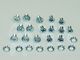 1956-1962 Corvette Upper And Side Window Frame Track Screw Set 24 Pieces