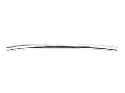 1956-1962 Corvette Upper Inner Windshield Molding Without Visor Holes Stainless Steel (Convertible)