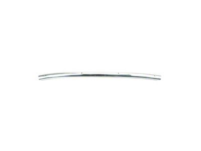 1956-1962 Corvette Upper Inner Windshield Molding Without Visor Holes Stainless Steel (Convertible)