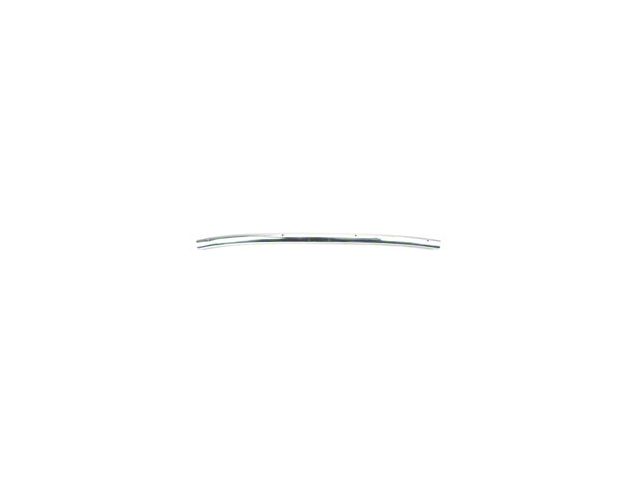 1956-1962 Corvette Upper Inner Windshield Molding Without Visor Holes Stainless Steel (Convertible)