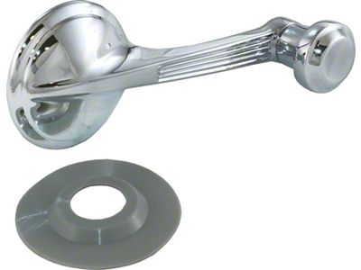Window Crank Handle; Crome (56-62 Corvette C1)