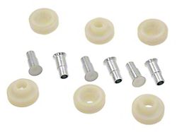 1956-1967 Corvette Door Window Regulator Roller And Rivet Repair Kit 
