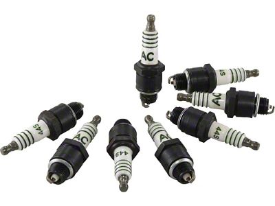 1956-1968 Corvette Spark Plugs Green Stripe 44S