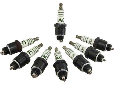 1956-1968 Corvette Spark Plugs Green Stripe 45S