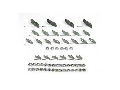 OPR 1956 210 Quarter Panel Stainless Steel Molding Clip Set