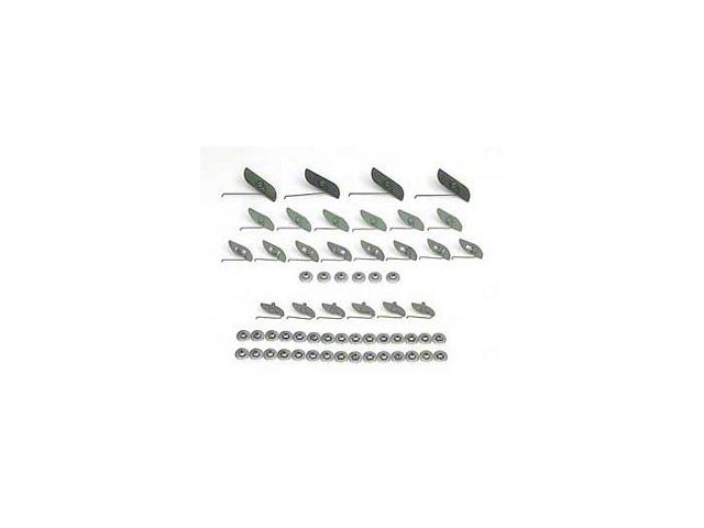 1956 210 Quarter Panel Stainless Steel Molding Clip Set