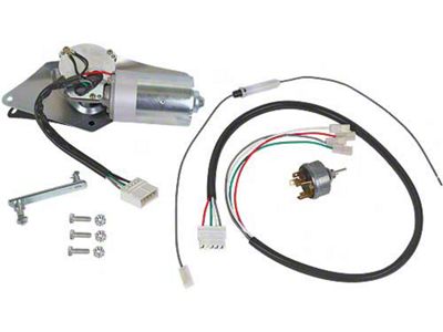 1956-60 Ford Pickup Electric Wiper Motor Conversion Kit, 12 Volt