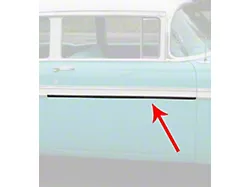 1956 Chevy Bel Air 2-Door Front Door Molding Left Upper Or Right Lower Show Quality