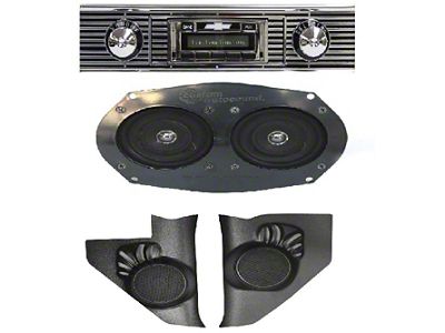 Custom Autosound 1956 Stereo,w/Speakers