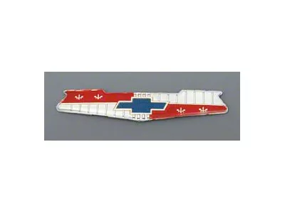 1956 Chevy Trim Parts Trunk Emblem Insert Plastic V8