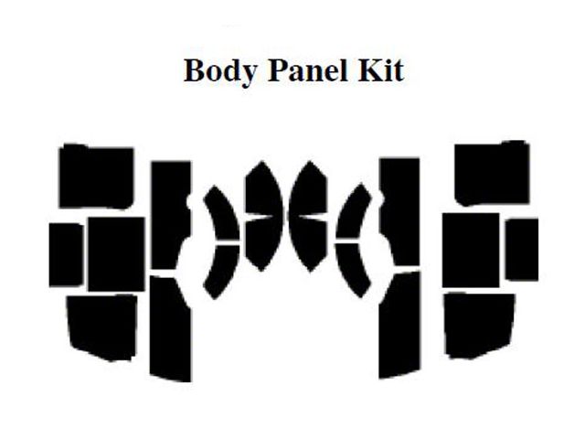 1956 Ford Pickup AcoustiSHIELD, Body Insulation Kit, Panel Delivery