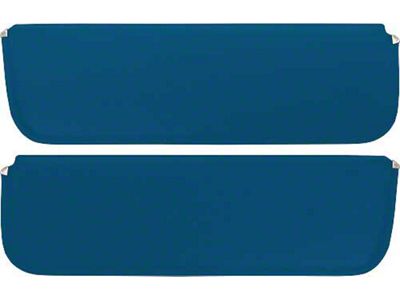 1956 Ford Pickup Sun Visors, New Style, Dark Blue Corinthian Grain Vinyl