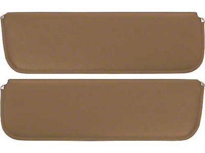 1956 Ford Pickup Sun Visors, New Style, Palomino Corinthian Grain Vinyl