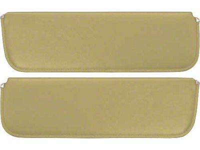 1956 Ford Pickup Sun Visors, New Style, Sand Corinthian Grain Vinyl