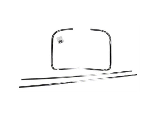 1956 Ford Pickup Truck Rear Window Moulding Set - Aluminum