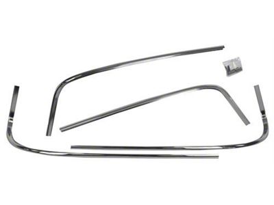 1956 Ford Pickup Truck Windshield Moulding Set - Aluminum
