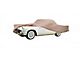1956 Ford Thunderbird Car Cover With Logo, Tan Flannel