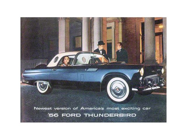 1956 Ford T Bird Sales Brochure