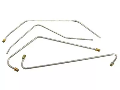 1956 Ford Thunderbird Fuel & Vacuum Line Set, 4 Piece Set, OE Steel