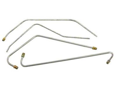 1956 Ford Thunderbird Fuel & Vacuum Line Set, 4 Piece Set, Stainless Steel