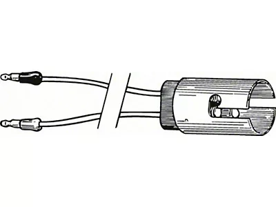 Corvette Battery Cables, 327 With Air Conditioning, 396, 1964-1965 Corvette Battery Cables, 327 With Air Conditioning, 396, 1964-1965