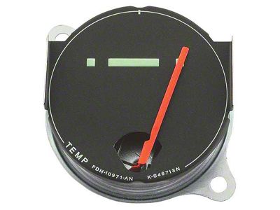 1956 Ford Thunderbird Temperature Gauge, In Dash, 12 Volt