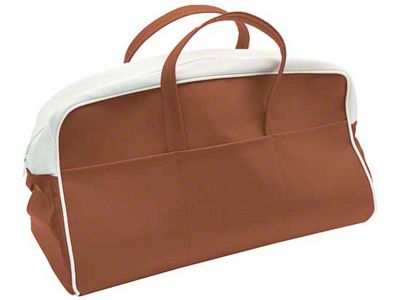 1956 Ford Thunderbird Tote Bag, Buckskin & White