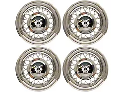 1956 Ford Thunderbird Wire Wheel Covers, 4-Piece Set