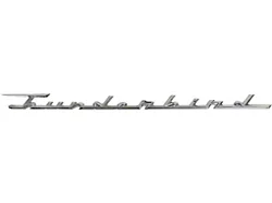 1957-1959 and 1961-1962 Ford Thunderbird Script, Chrome