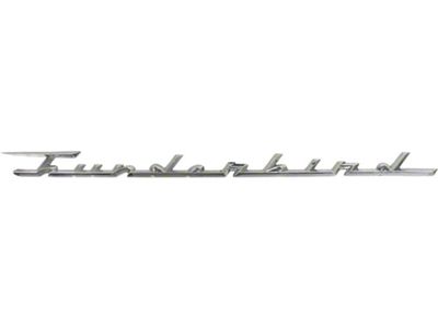 1957-1959 and 1961-1962 Ford Thunderbird Script, Chrome