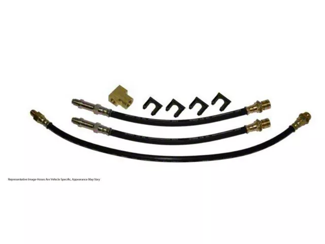 1957-1959 Chevy-GMC Truck 3200 3/4 Ton Brake Hose Kit, Front Drum / Rear Drum