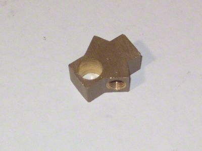 Rear Brake Connector; Brass (55-56 Thunderbird)