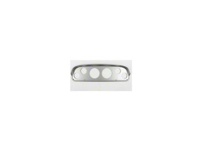 1957-1960 Ford Truck 6 Gauge Dash Panel Blank, Brushed Aluminum