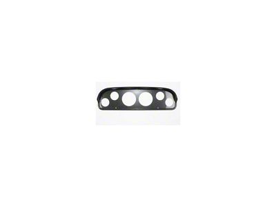 1957-1960 Ford Truck 6 Gauge Dash Panel Blank, Carbon Fiber