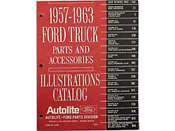 1957-1963 Ford Truck Parts and Accessories Illustrations Catalog - Bound Catalog - 944 Pages (Covers 1957-1963 chassis and body parts)