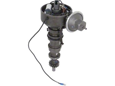 1957-1973 Ford Thunderbird Rebuilt Single Vacuum Distributor with Points/Condenser, 390/427/428/429 V8 (390, 427, 428, 429 with Dual Vacuum And Points)