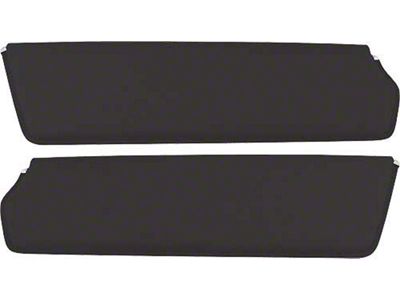 1957-60 Ford Pickup Sun Visors, New Style, Black Corinthian Grain Vinyl