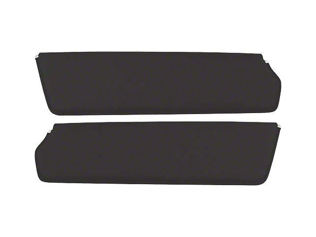 1957-60 Ford Pickup Sun Visors, New Style, Black Corinthian Grain Vinyl