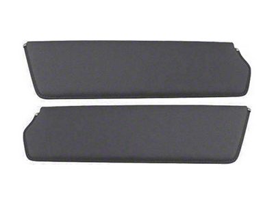 1957-60 Ford Pickup Sun Visors, New Style, Charcoal Corinthian Grain Vinyl