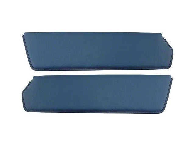 1957-60 Ford Pickup Sun Visors, New Style, Dark Blue Corinthian Grain Vinyl