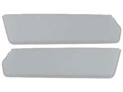 1957-60 Ford Pickup Sun Visors, New Style, Off-White Corinthian Grain Vinyl